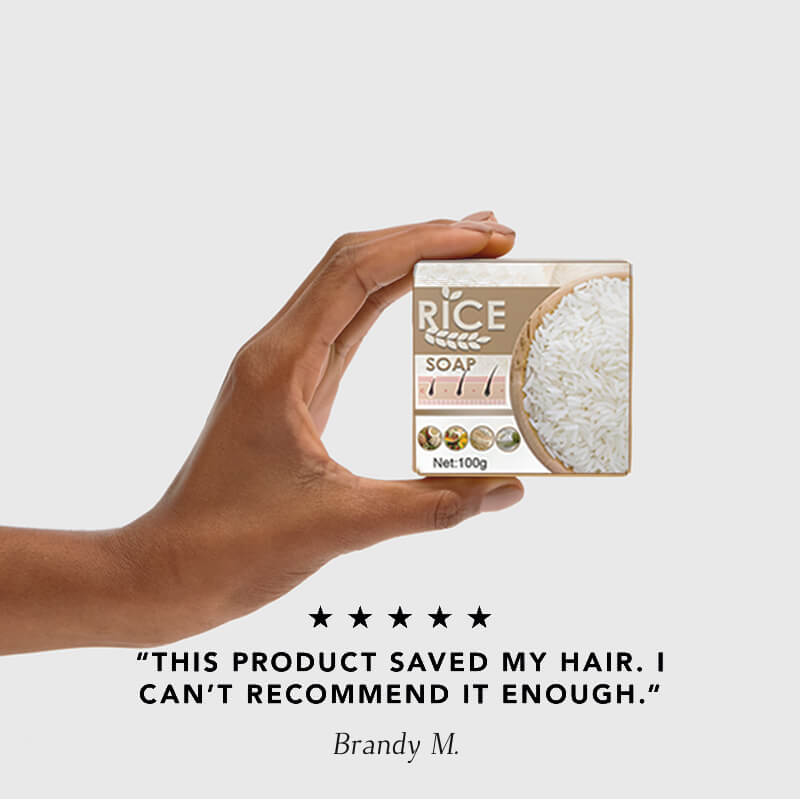 Rice Water Shampoo Bar for Hair Growth